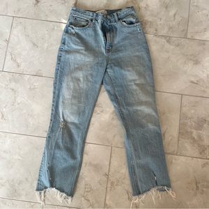Abercrombie Ulta High Rise Kick Flare Jeans